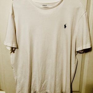Polo Large Short Sleeve White T-Shirt